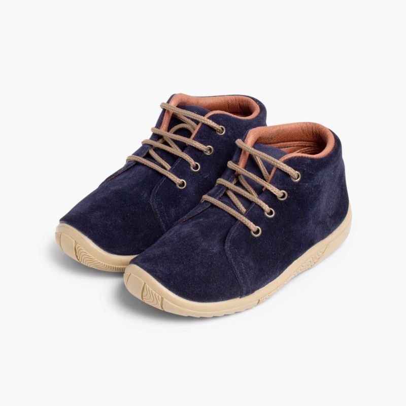 Zapatos Náuticos Pisamonas Niños Lona Y Suela Sport