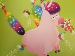Óscar, el unicornio hambriento