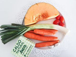 sopa o crema de calabaza halloween