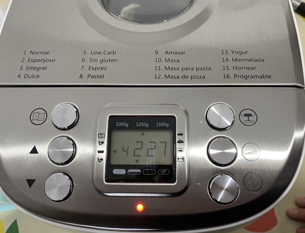 Receta Brioche con pepitas de chocolate en la panificadora del Lidl