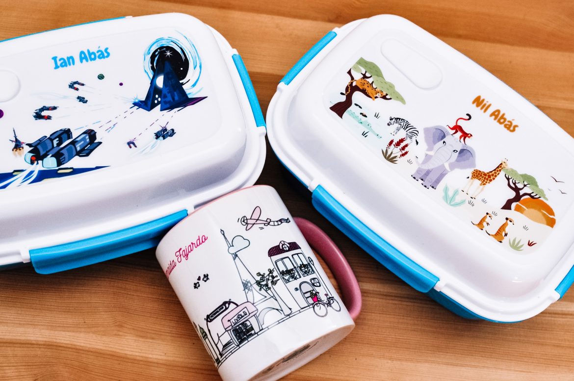 Fiambreras personalizadas para el cole nuestra gran aliada